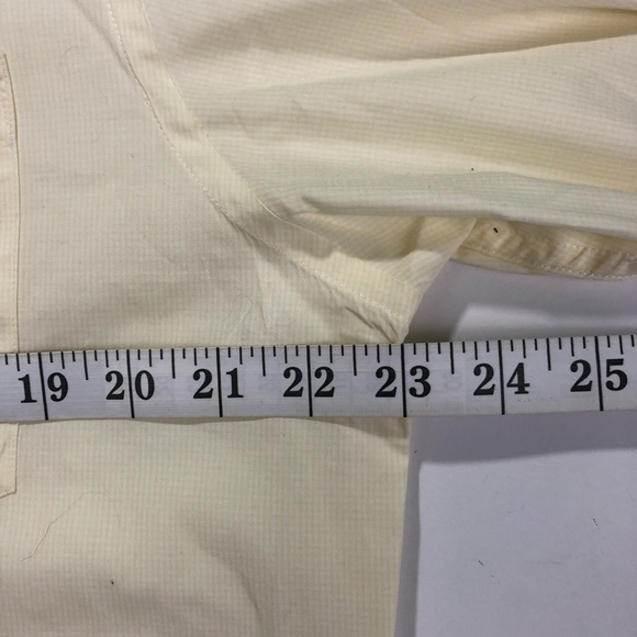 Banana Republic - Yellow Dress Shirt - Men’s M - Picture 4 of 7